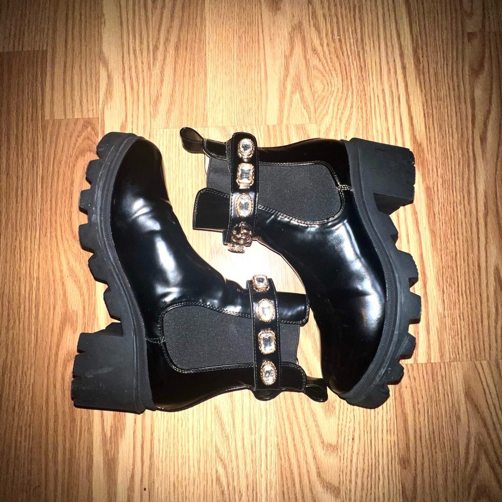 lined chelsea rain boots